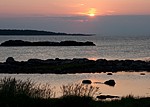 Sunset over Hallands Vadero